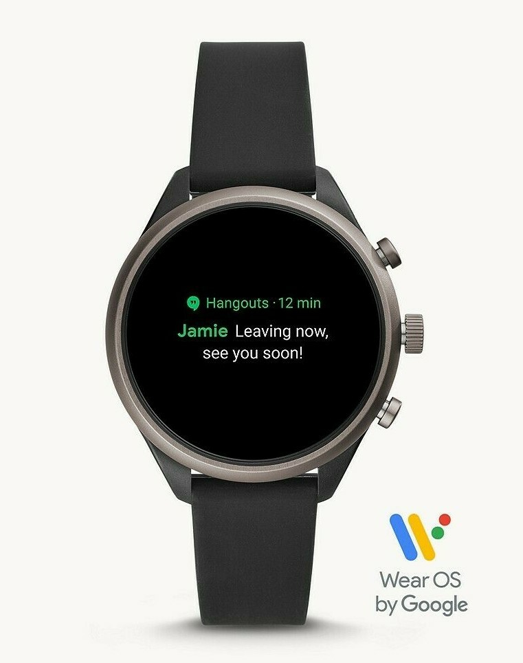 ایگرد | قیمت و خرید Fossil Sport Touchscreen Heart Rate SmartWatch  Black/Smoke Silicone 41mm FTW6024
